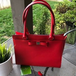 Kate Spade Red Shoulder Handbag